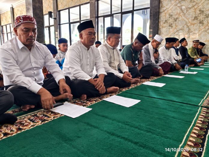 Kecamatan Cikajang Gelar Doa Bersama di Masjid Jihadul Hidayah untuk Kelancaran Pembangunan Garut