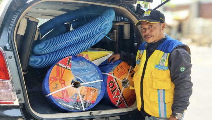 BBWS Cimanuk-Cisanggarung Siapkan Pompa dan Tiga Sumur Bor Tangani 42 Hektare Sawah Puso di Garut
