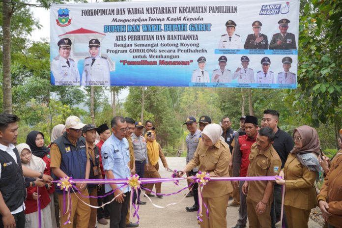 Wakil Bupati Garut Resmikan Jalan Baru di Pamulihan untuk Perkuat Akses Warga dan Distribusi Kopi